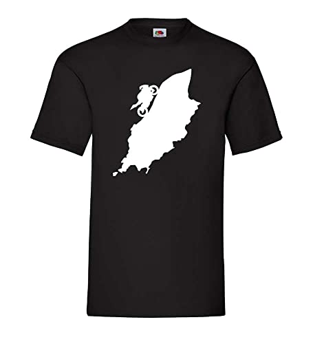 Isle of Man Männer T-Shirt Schwarz L von shirt84