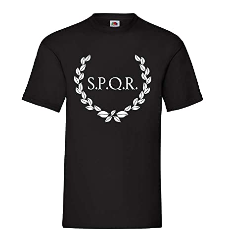 Lorbeerkranz SPQR Rom 2.0 Männer T-Shirt Schwarz 3XL von shirt84