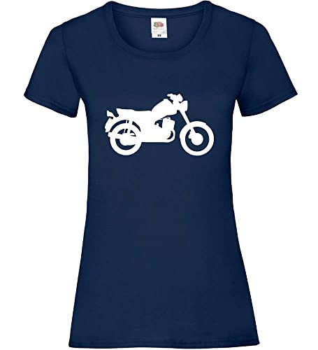 MZ ETZ Frauen Lady-Fit T-Shirt Navy L von shirt84