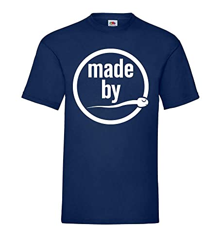 Made by Sperm Männer T-Shirt Navy XL von shirt84