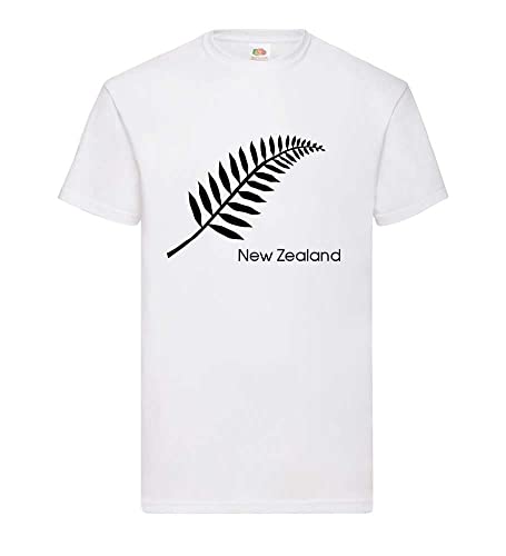 Neu Seeland Feder Männer T-Shirt Weiß 3XL von shirt84