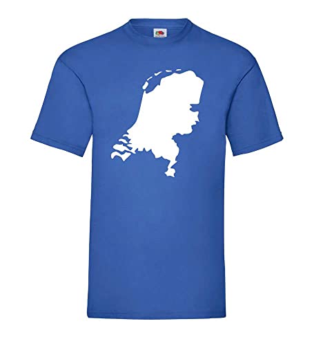 Niederlande Männer T-Shirt Royal Blau M von shirt84