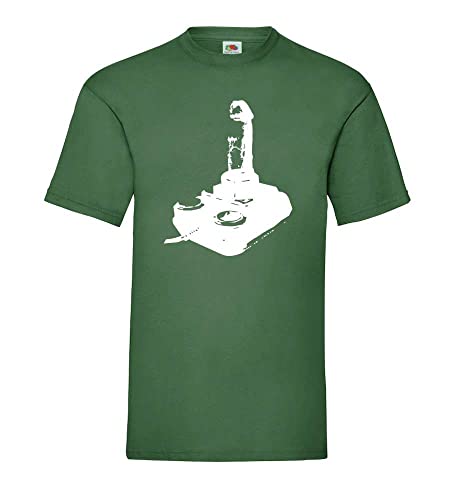 Penis Joystick Männer T-Shirt Flaschengrün XL von shirt84