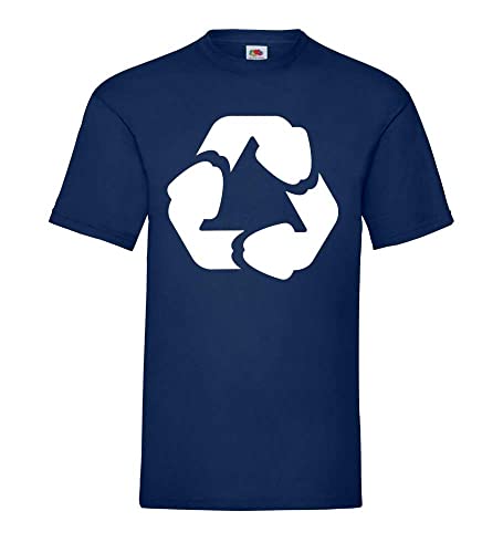 Penis Recycling Männer T-Shirt Navy XL von shirt84