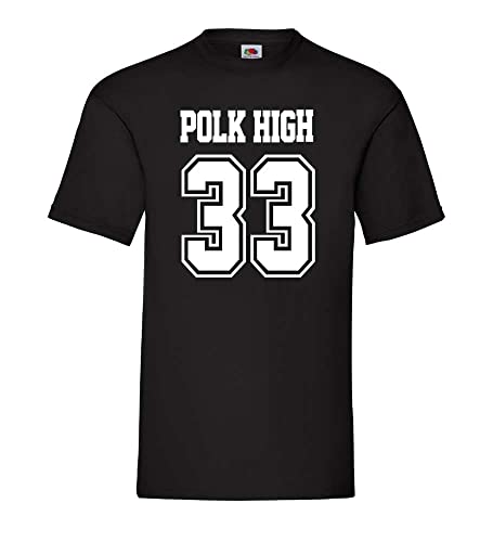 Polk High Männer T-Shirt Schwarz XL von shirt84