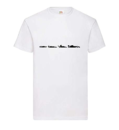 Rennauto Evolution 2.0 Männer T-Shirt Weiß L von shirt84