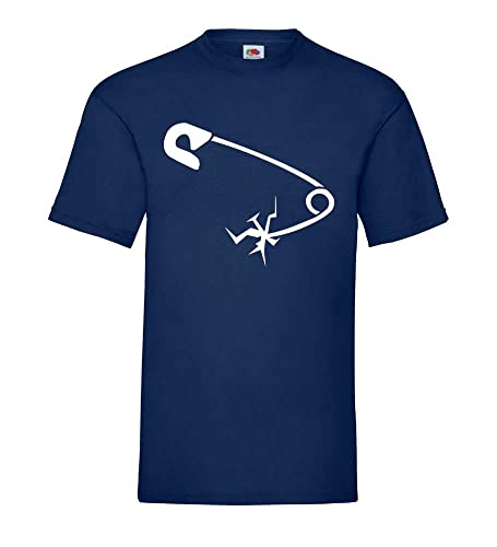 Sicherheitsnadel steckt in dir Männer T-Shirt Navy XXL von shirt84