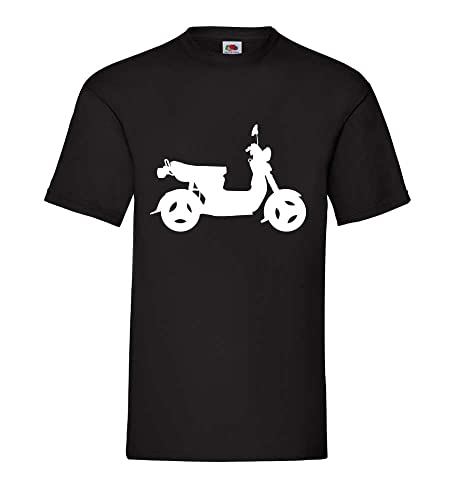 Simson Roller Männer T-Shirt Schwarz L von shirt84