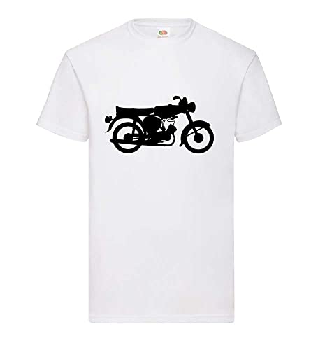 Simson S50 Suhl Männer T-Shirt Weiß L von shirt84