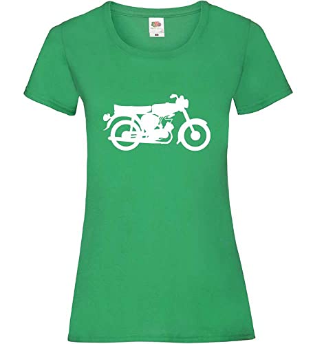 Simson Suhl Frauen Lady-Fit T-Shirt Grün S von shirt84