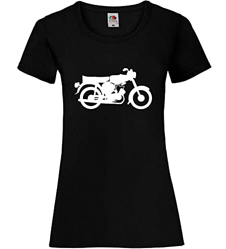 Simson Suhl Frauen Lady-Fit T-Shirt Schwarz XS von shirt84