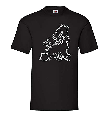 Stacheldraht Europa Männer T-Shirt Schwarz S von shirt84