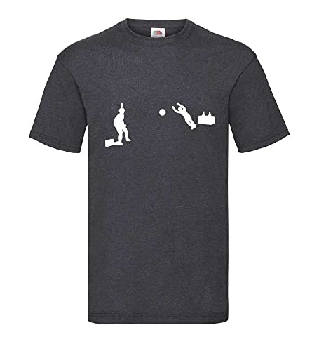 TIPP Kick Torschuß Männer T-Shirt Dunkelgrau Meliert XL TIPP Kick Torschuß Männer T-Shirt Dunkelgrau Meliert XL von shirt84