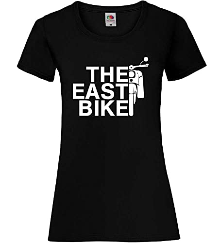 The East Bike Simson Schwalbe Frauen Lady-Fit T-Shirt Schwarz XL von shirt84