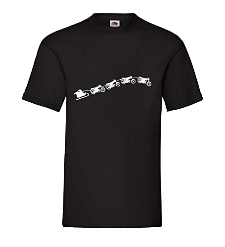 Weihnachtsschlitten aus fliegenden Simson S50 S51 Männer T-Shirt Schwarz L von shirt84