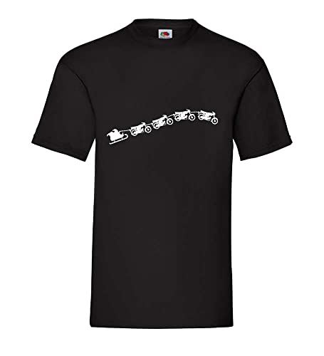 Weihnachtsschlitten aus fliegenden Simson S50 S51 Männer T-Shirt Schwarz M von shirt84