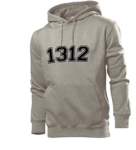 shirt84 1312 Männer Hoodie Sweatshirt Grau XXL von shirt84