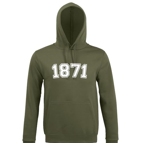 shirt84 1871 Männer Kapuzen Hoodie Army M von shirt84