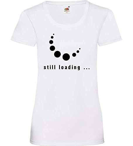 still Loading... Frauen Lady-Fit T-Shirt Weiß M von shirt84