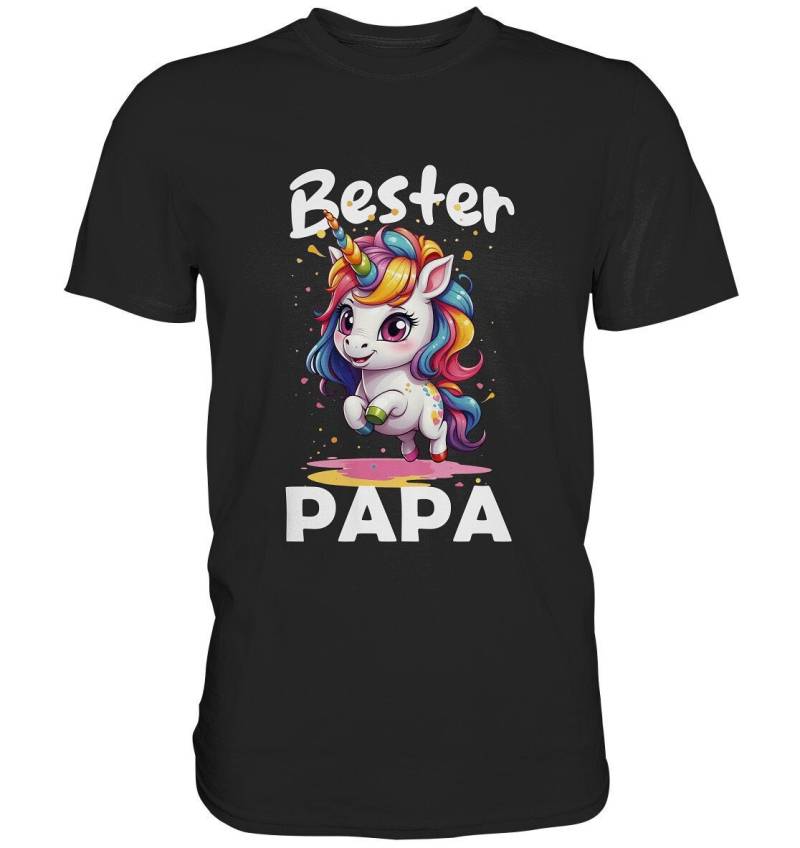 Papa - Einhorn T-Shirt, Geschenk Zum Vatertag, Bester Papa T-Shirt von shirtasy