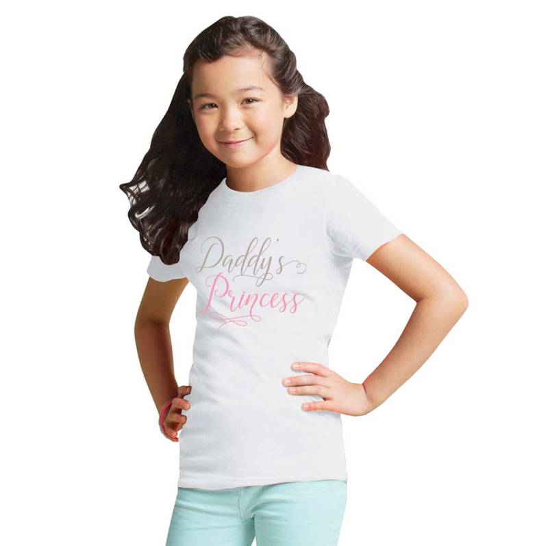 Papas Prinzessin Mädchen T-Shirts von shirtsbynany