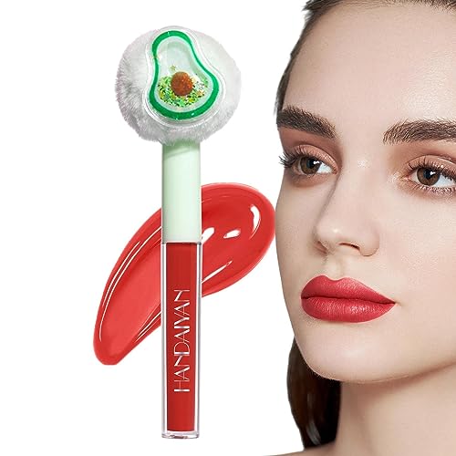 Wasserfeste Lippenstifte - 2 ml süßer Lippenstift-Lippenfleck für Frauen-Make-up - Professionelle hochpigmentierte Farblippenstifte, langlebige Schönheitskosmetik-Lippenstifte für Frauen, Shizuku von shizuku