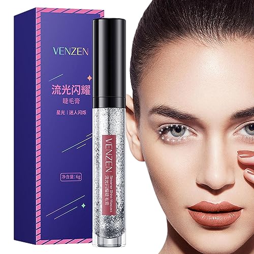 Wimpern farbige Mascara | Ganztägiges Wimpern-Make-up für glänzende Wimpern,Verlängerndes Wimpern-Make-up für Konzerte, Feiern, Halloween-Partys, Verabredungen, Weihnachtsfeiern Shizuku von shizuku