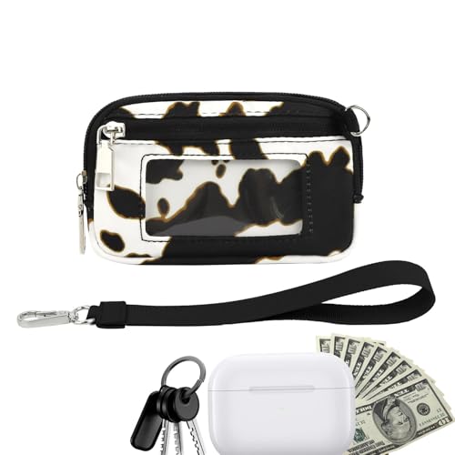 shjxi Coin Purse for Women | Ladies Travel Coin Purse | Stylish Ladies Travel Credit Card Holder | Compact Card Holder and Phone Organizer with Zipper Pocket for Credit Cards, Lipstick, and Small von shjxi