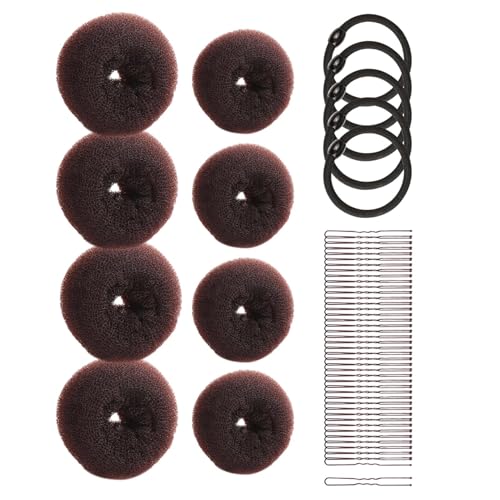 Hair Design Styling Tools | Donut Styling Hair Bun Shaper | Fast and Simple Hair Bun Ring Making Tool for Dancer Ballet Women and Girls, Hair Design Styling Tools for Fast and Simple Bun Creation von shjxi