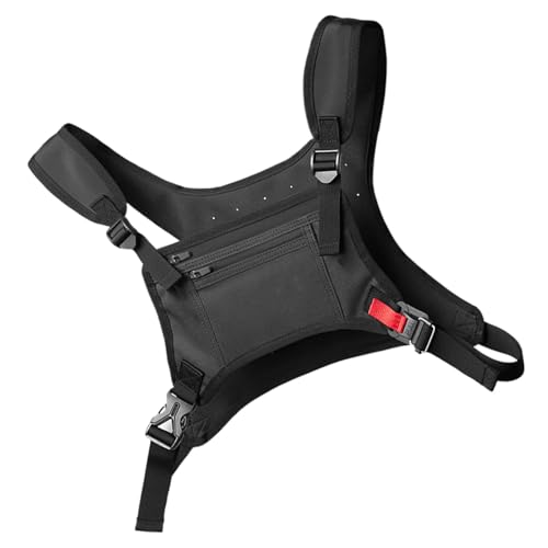 Modische Brusttasche, Schultertasche, Fronttasche, Sport-Utility-Brusttasche, wasserabweisend, extra Stauraum, Laufrucksack, tragbare Vorderbrusttasche für Männer und Frauen, Schwarz , Refer to Modische Brusttasche, Schultertasche, Fronttasche, Sport-Utility-Brusttasche, wasserabweisend, extra Stauraum, Laufrucksack, tragbare Vorderbrusttasche für Männer und Frauen, Schwarz , Refer to von shjxi