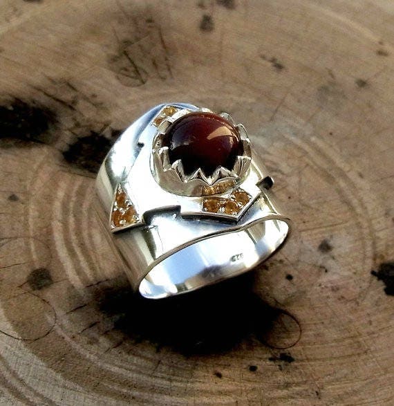 Mann Ring. Sterling Silber Herrenring. Herrenring Mit Edelsteinen. Statement Ring Für Herren. Tigerauge Mann. Männlicher Silberring Mann Ring. Sterling Silber Herrenring. Herrenring Mit Edelsteinen. Statement Ring Für Herren. Tigerauge Mann. Männlicher Silberring von shmukies