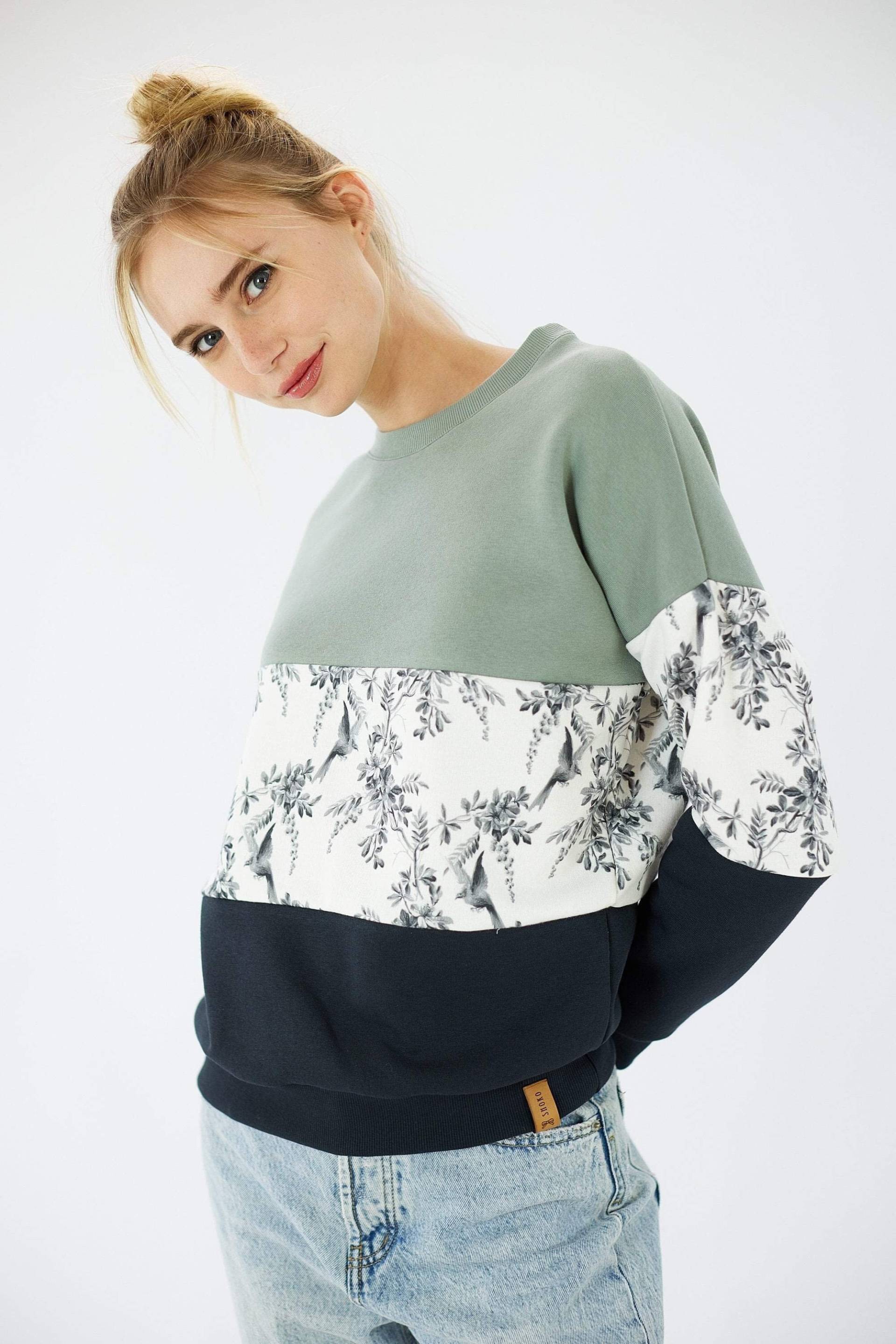 Sweater Mia Mint Kolibri Sweater Mia Mint Kolibri von shokoshop
