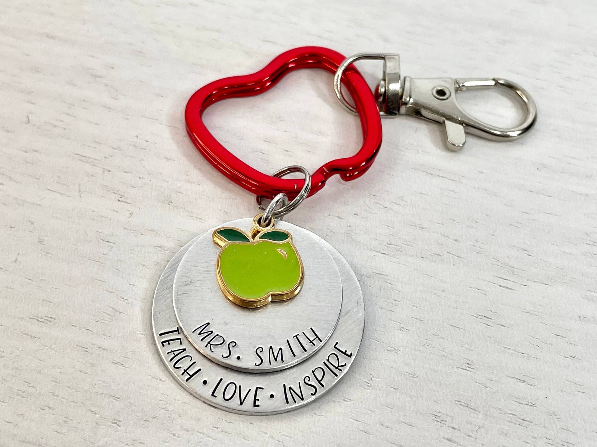Lehrer Geschenk | Für Teach Love Schlüsselanhänger Benutzerdefinierte Neuer Weihnachtsgeschenk Lehrer Geschenk | Für Teach Love Schlüsselanhänger Benutzerdefinierte Neuer Weihnachtsgeschenk von shopSarahKayDesigns