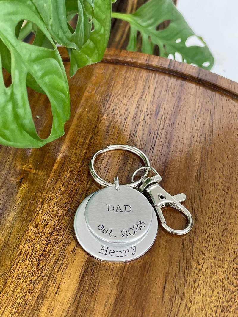 Papa Hergestellt Keychain | Erstes Mal Geschenk Vatertag Erster Für Papa Hergestellt Keychain | Erstes Mal Geschenk Vatertag Erster Für von shopSarahKayDesigns