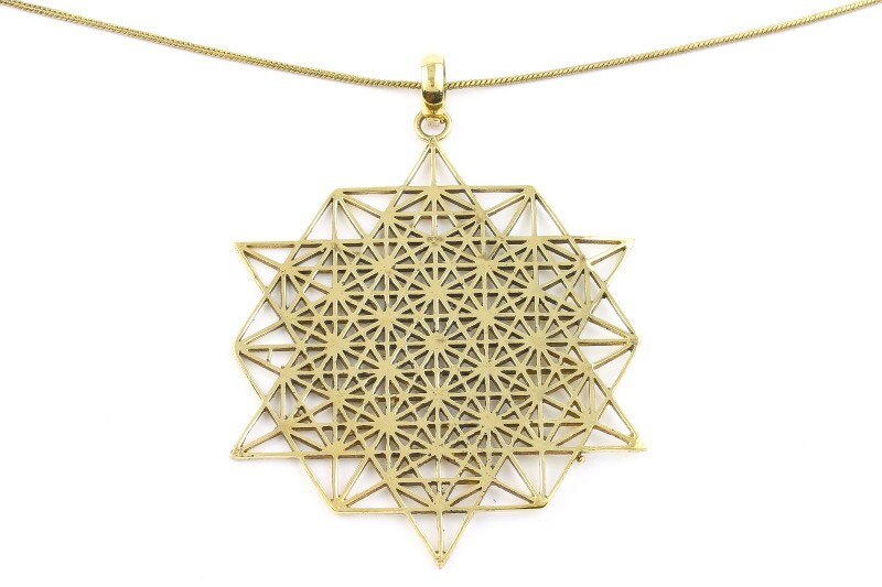 Heilige Geometrie Halskette, Messing Festival Schmuck, Spiritueller Yoga, Meditation, Hippie Schmuck Heilige Geometrie Halskette, Messing Festival Schmuck, Spiritueller Yoga, Meditation, Hippie Schmuck von shopWEARRAW