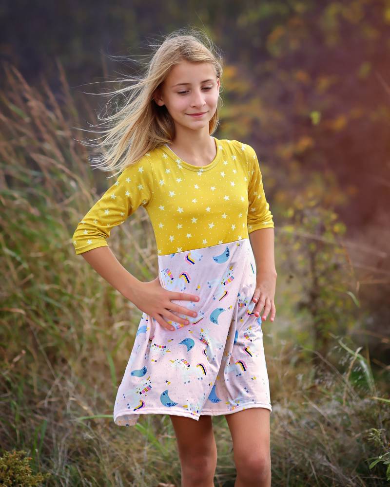 A-Linien-Kleid - Mädchenkleid Twirly-Kleid Geburtstagskleid Partykleid Rosa Und Orangefarbenes Tigerkleid von shopWhitneyElizabeth