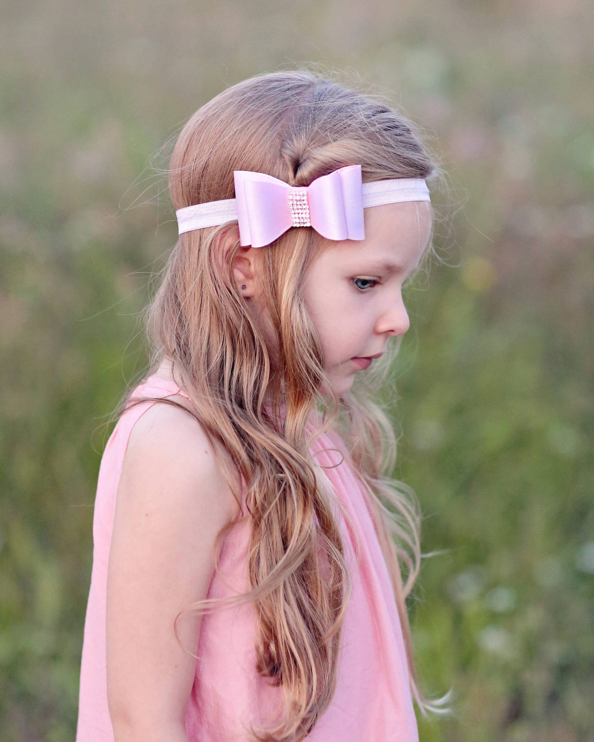 Satin Schleife Haarband - Schleifen Wählen Sie Ihre Farbe Aus von shopWhitneyElizabeth