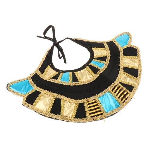 shoperama Ägyptischer Kragen für Ägypterin Kleopatra Pharaonin Kostüm-Zubehör Halsschmuck von shoperama
