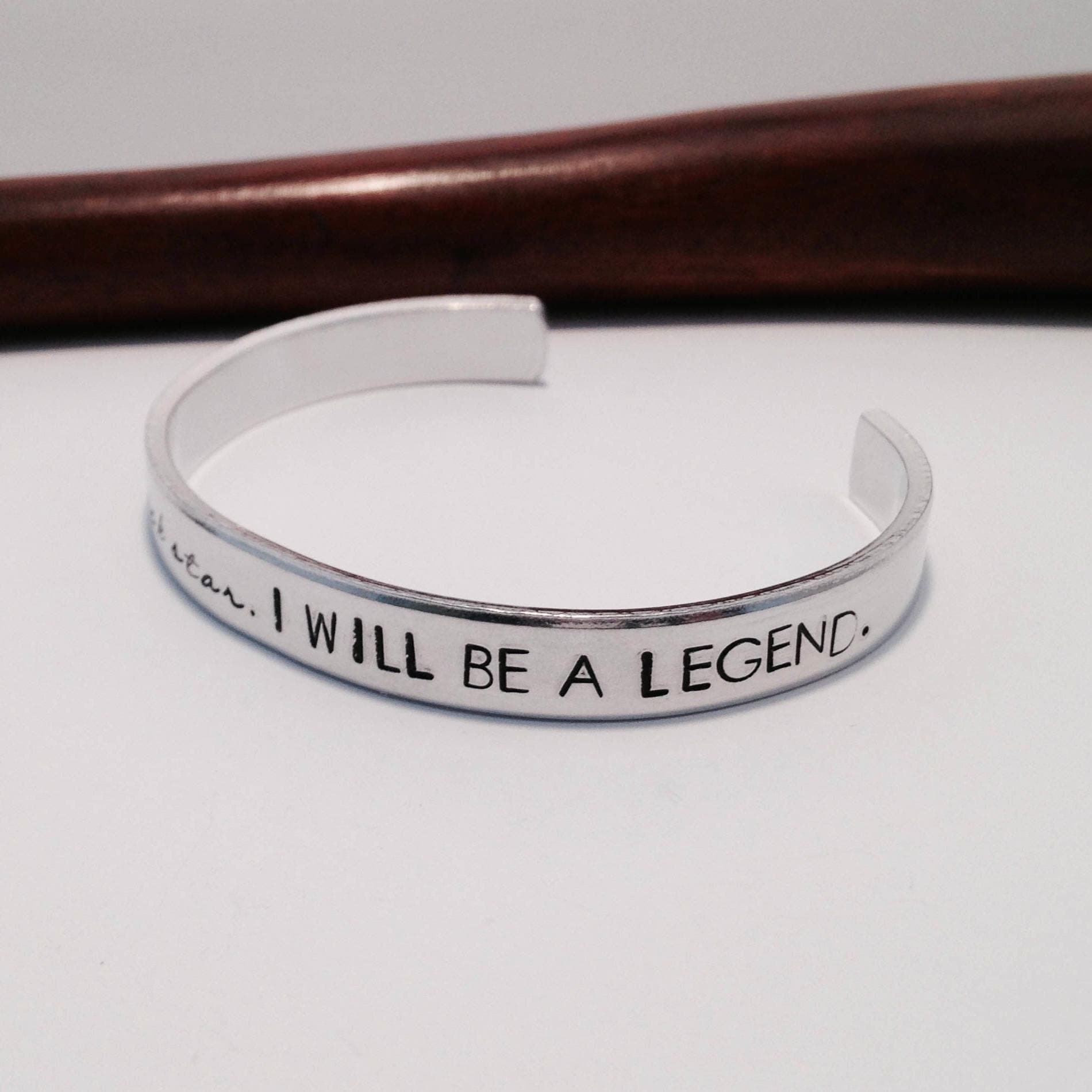 Ich Werde Nicht Ein Rockstar Sein, Ich Eine Legende Manschettenarmband, Zitat Von Freddie Merkur, Queen Band, Königin Fan, Musikliebhaber von shopgiselledesigns