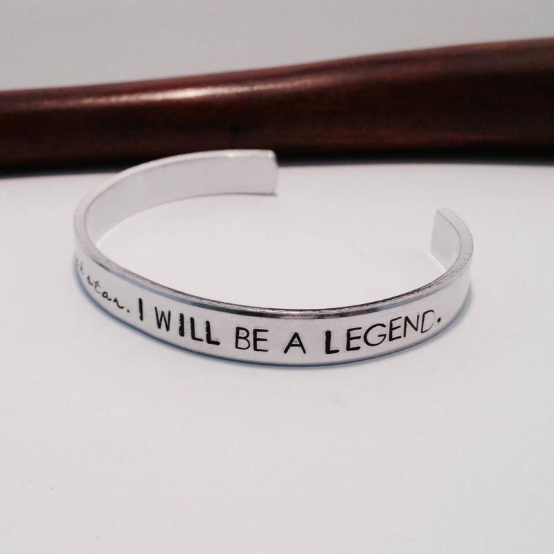 Ich Werde Nicht Ein Rockstar Sein, Ich Eine Legende Manschettenarmband, Zitat Von Freddie Merkur, Queen Band, Königin Fan, Musikliebhaber von shopgiselledesigns