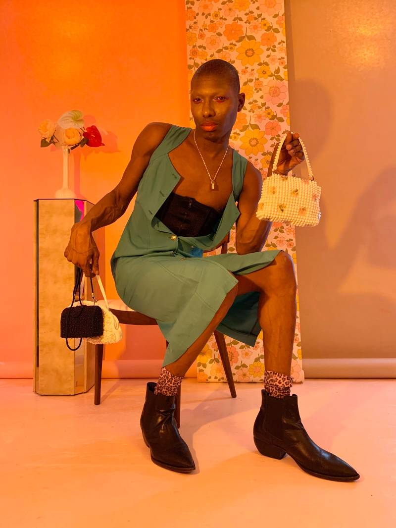 90Er Jahre Aquafarbenes Rayonkleid Mit Knöpfen von shopjournal