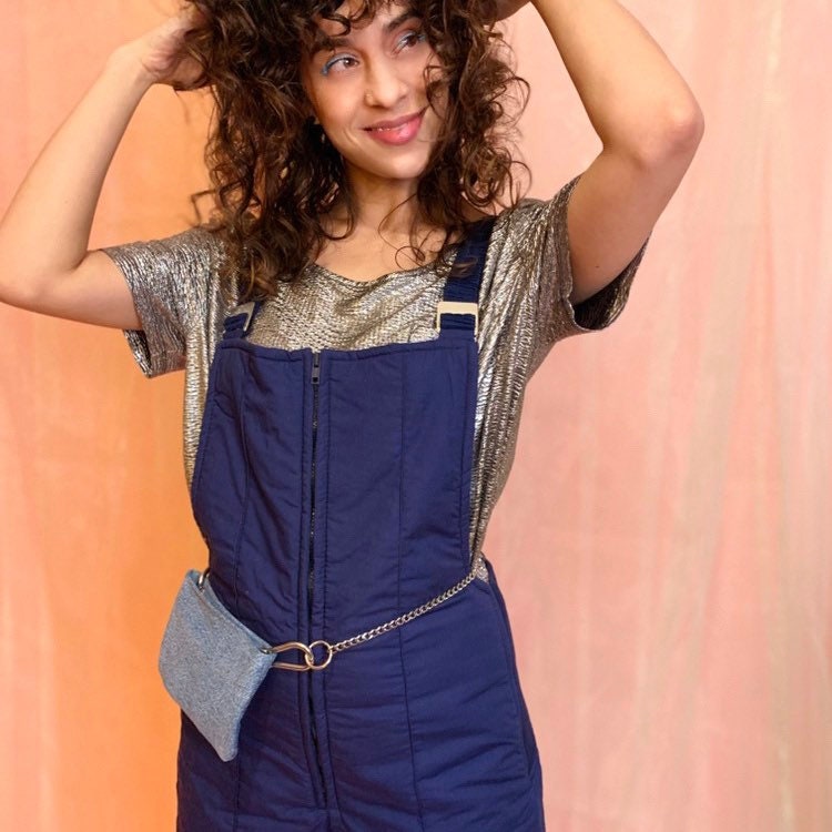 Handgemachte Mini Jeans Gürteltasche von shopjournal