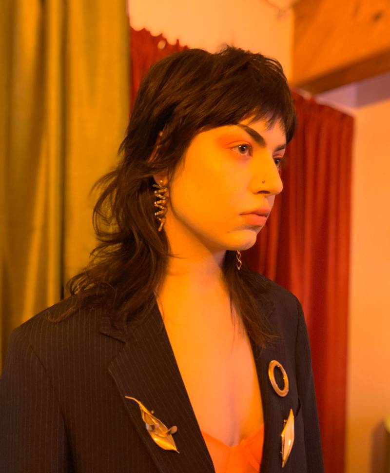 Single 80Er Upcycled Spule Ohrring von shopjournal