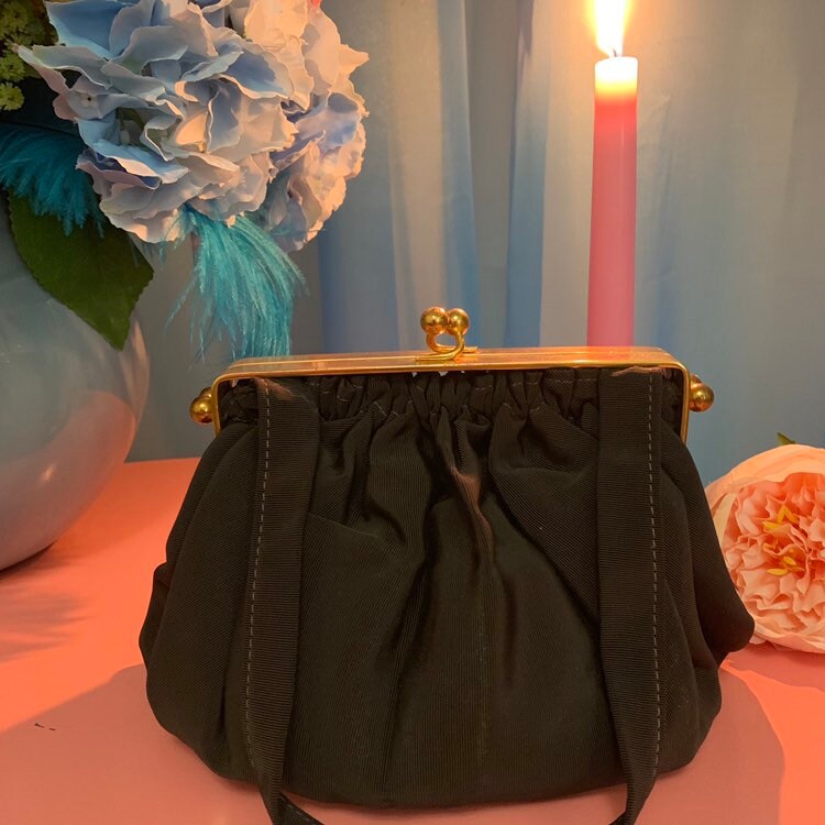 stoff Faille Messing Beutel Geldbeutel von shopjournal