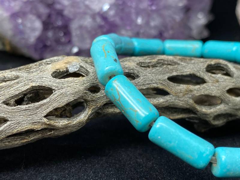 Einzigartige Blaue Howlite Perlen Armband Einzigartige Blaue Howlite Perlen Armband von shopmindfulwanderers