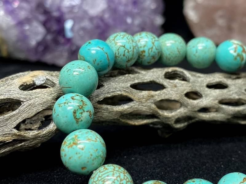 Türkis Howlite Armband 8mm Perlen Türkis Howlite Armband 8mm Perlen von shopmindfulwanderers