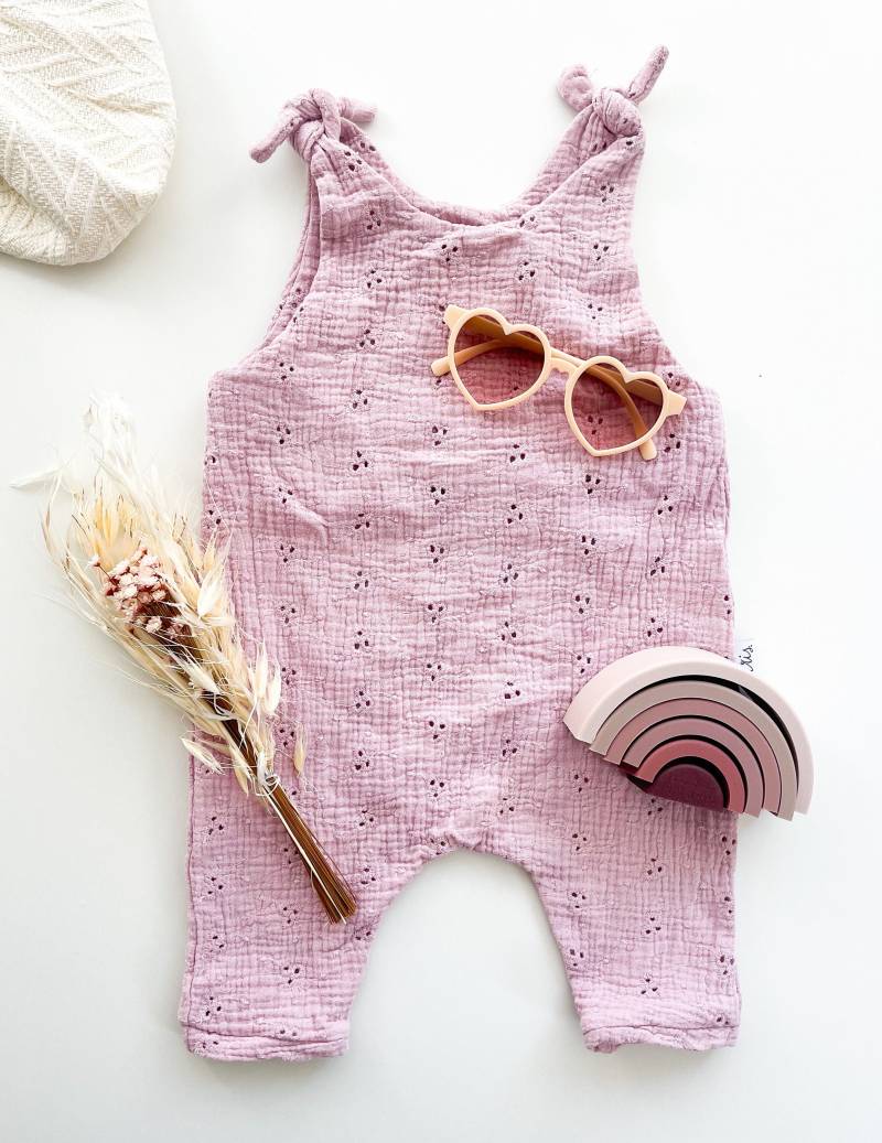 Jumper Aus Musselin in Verschieden Variationen/Sommeroutfit Baby Hose Overall Babystrampler Individualisierbar Babygeschenk von shopmiris