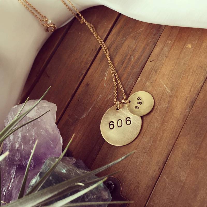 Doppelte Halskette Mit Vorwahl von shopnikkicummings