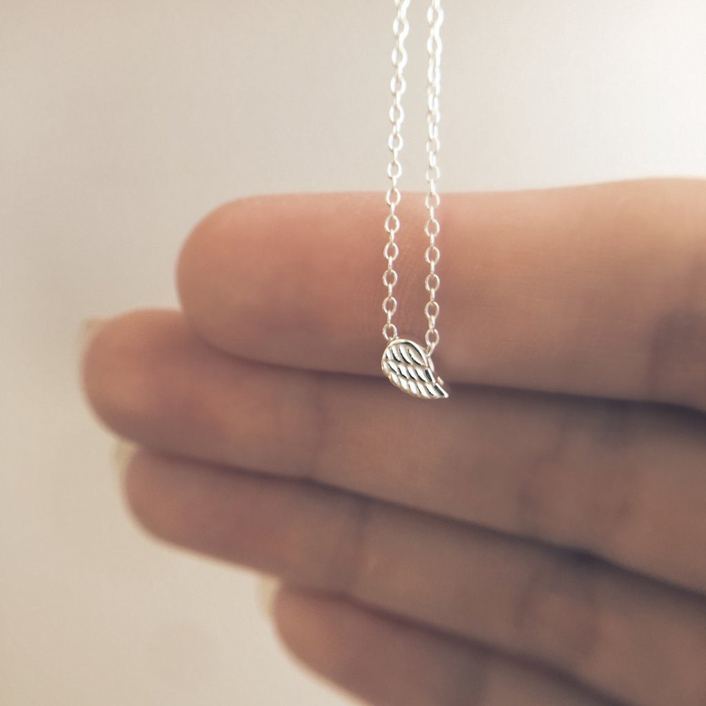 Immer in Der Nähe Von Engelsflügel Halskette Gedenkglauben Schmuck Geschenk Für Fehlgeburt Kummer Trauer Erinnerung An Den Verlust Himmel von shopshinelife