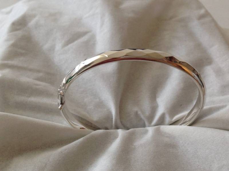 925sterling Silber Schnitzte Manschette | Bc201 von shopthebijoux